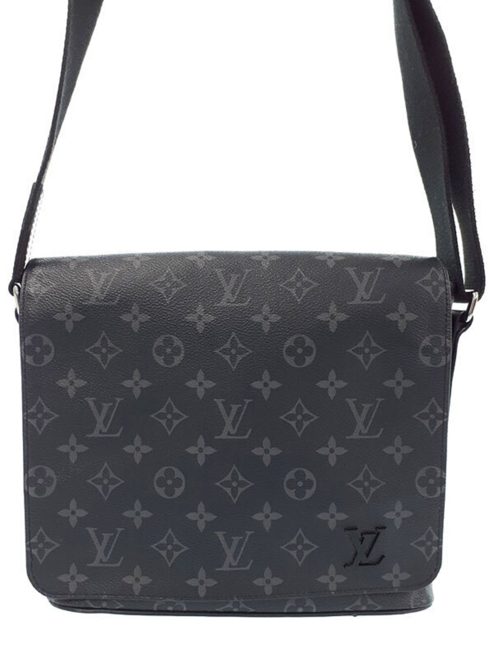 Louis Vuitton Monogram Eclipse Black District NM Shoulder Bag